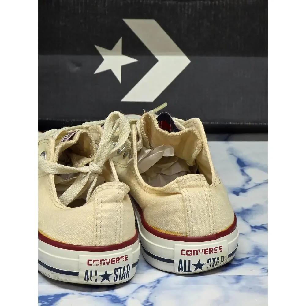 Womens Converse Chuck Taylor All Star  OX Ivory Low Sneakers Shoes Size 6.5